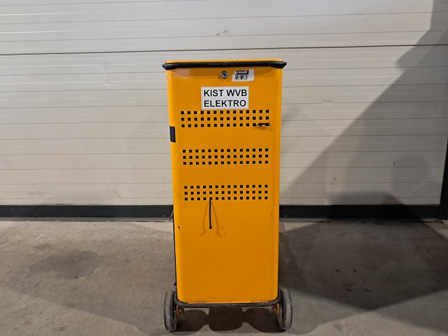 Verrijdbare gereedschapskist met inhoud, ironside, geel - afbeelding 5 van  10