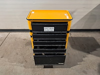 Verrijdbare gereedschapskist met inhoud, ironside, geel - afbeelding 6 van  10