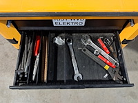 Verrijdbare gereedschapskist met inhoud, ironside, geel - afbeelding 8 van  10