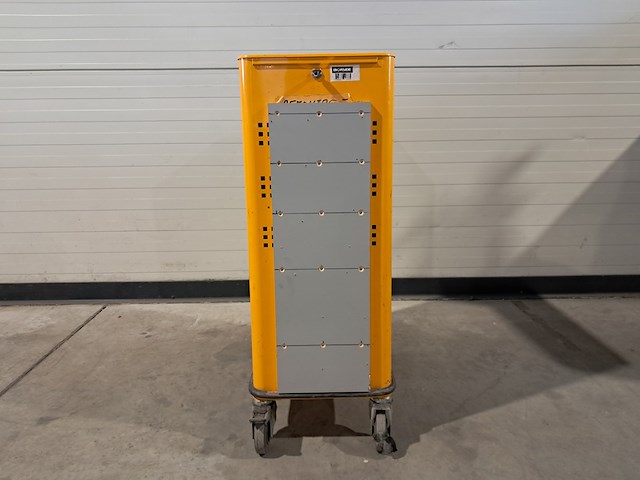 Verrijdbare gereedschapskist met inhoud, ironside, geel - afbeelding 3 van  10