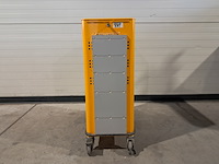 Verrijdbare gereedschapskist met inhoud, ironside, geel - afbeelding 3 van  10