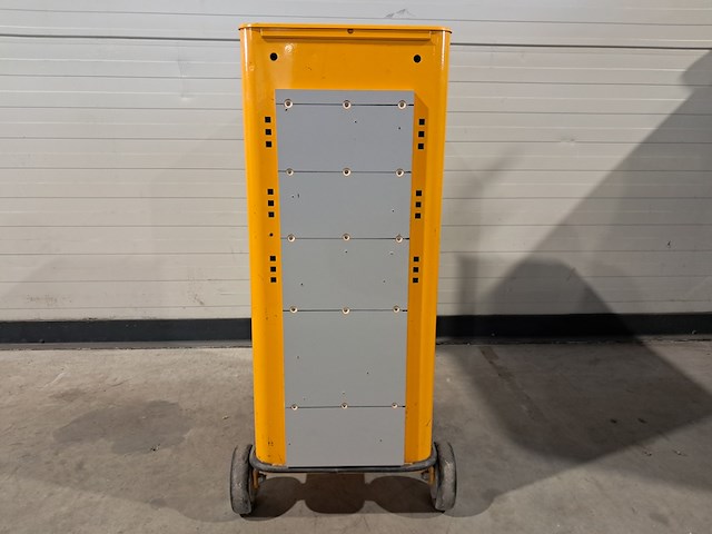 Verrijdbare gereedschapskist met inhoud, ironside, geel - afbeelding 5 van  10