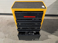 Verrijdbare gereedschapskist met inhoud, ironside, geel - afbeelding 6 van  10