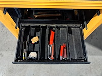 Verrijdbare gereedschapskist met inhoud, ironside, geel - afbeelding 9 van  10