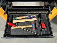 Verrijdbare gereedschapskist met inhoud, ironside, geel - afbeelding 10 van  10