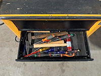Verrijdbare gereedschapskist met inhoud, ironside, geel - afbeelding 10 van  11