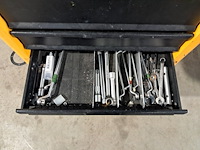 Verrijdbare gereedschapskist met inhoud, ironside, geel - afbeelding 11 van  11
