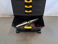 Verrijdbare gereedschapwagen, power fix, zwart - afbeelding 3 van  12
