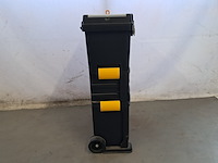 Verrijdbare gereedschapwagen, power fix, zwart - afbeelding 5 van  12