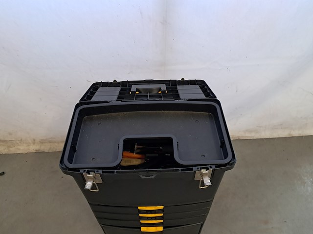 Verrijdbare gereedschapwagen, power fix, zwart - afbeelding 9 van  12