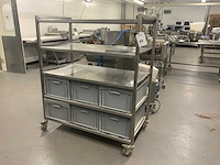 Verrijdbare grondstoffenstation