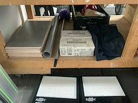 Verrijdbare houten werktafel - afbeelding 2 van  4
