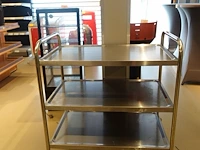 Verrijdbare inox kar - afbeelding 1 van  4