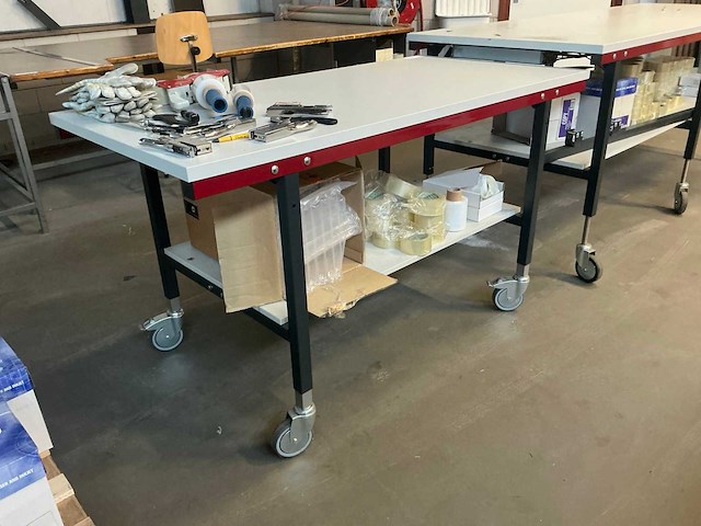 Verrijdbare inpak tafel (2x) - afbeelding 5 van  10