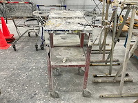 Verrijdbare kar met verfemmer ringen (3x) - afbeelding 4 van  4