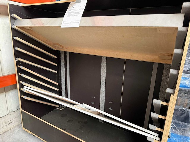 Verrijdbare kar voor inklapbare tafels - afbeelding 3 van  6