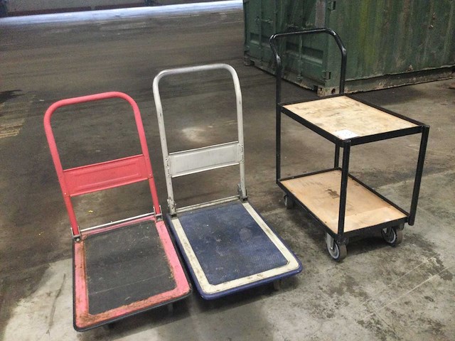 Verrijdbare karren (3x) - afbeelding 1 van  1