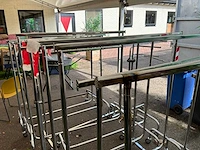 Verrijdbare kledingrek (12x) - afbeelding 2 van  3