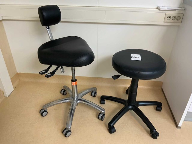 Verrijdbare kruk (2x) - afbeelding 1 van  10