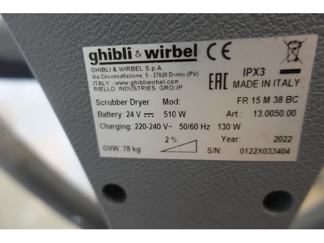Verrijdbare kuismachine ghibli&wirbel - afbeelding 9 van  9