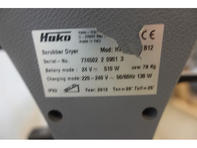 Verrijdbare kuismachine hako - afbeelding 2 van  10