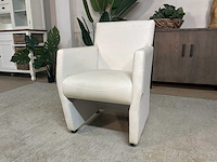 Verrijdbare leren fauteuil - afbeelding 2 van  8