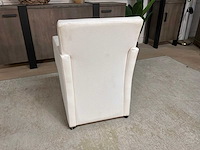 Verrijdbare leren fauteuil - afbeelding 7 van  8