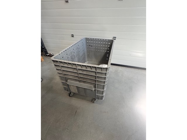 Verrijdbare magazijnbak grijs - afbeelding 3 van  4
