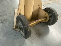 Verrijdbare mechanische steunpoot met spindel en steunplaat - afbeelding 6 van  9