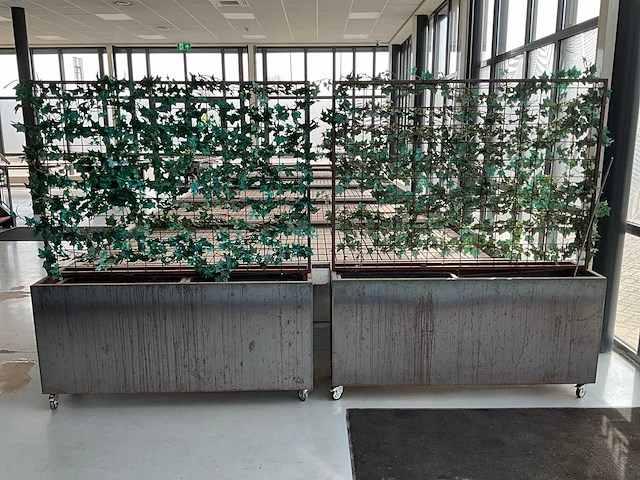 Verrijdbare plantenbak (2x) - afbeelding 2 van  5