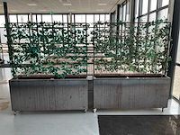 Verrijdbare plantenbak (2x) - afbeelding 2 van  5