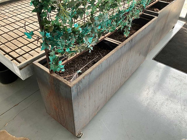 Verrijdbare plantenbak (2x) - afbeelding 4 van  5