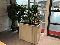 Verrijdbare plantenbak (2x)