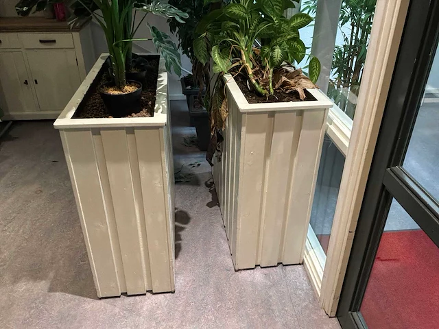 Verrijdbare plantenbak (2x) - afbeelding 2 van  6