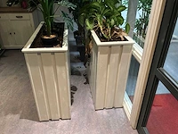 Verrijdbare plantenbak (2x) - afbeelding 2 van  6