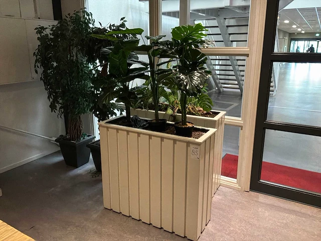 Verrijdbare plantenbak (2x) - afbeelding 1 van  6