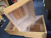 Verrijdbare plantenbakken 3 stuks 55 x55 x35 hoog - afbeelding 3 van  3