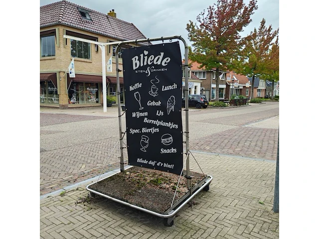 Verrijdbare reclame bord - afbeelding 1 van  1