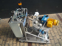 Verrijdbare rvs vloeistofmenger met loher encw-063bg elektromotor - afbeelding 1 van  8