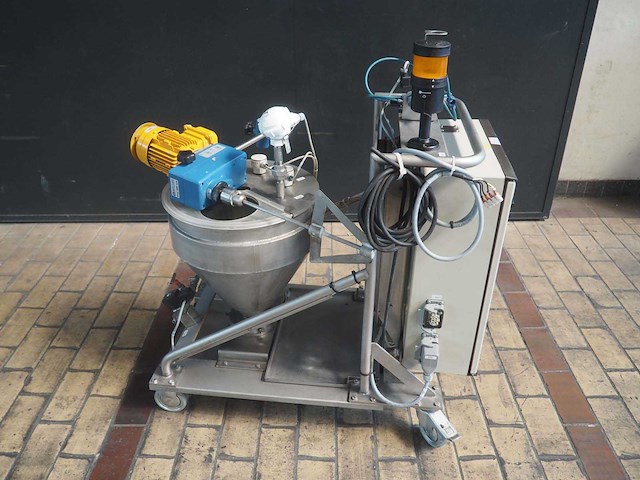 Verrijdbare rvs vloeistofmenger met loher encw-063bg elektromotor - afbeelding 3 van  8