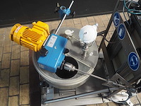 Verrijdbare rvs vloeistofmenger met loher encw-063bg elektromotor - afbeelding 4 van  8