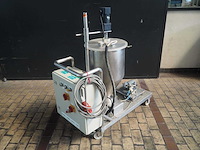 Verrijdbare rvs vloeistofmenger met om m560-502c elektromotor - afbeelding 2 van  5