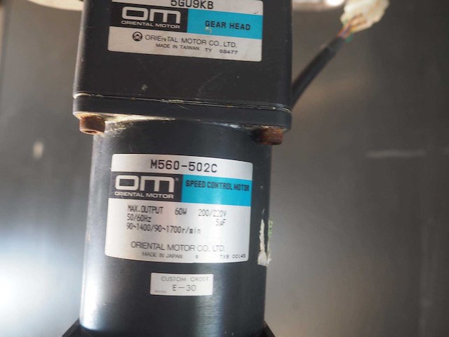 Verrijdbare rvs vloeistofmenger met om m560-502c elektromotor - afbeelding 5 van  5