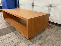 Verrijdbare salontafel kersenfineer - afbeelding 3 van  5