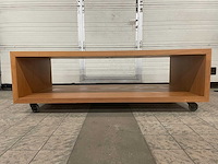 Verrijdbare salontafel kersenfineer - afbeelding 4 van  5