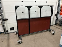 Verrijdbare terrasschermen (2x)