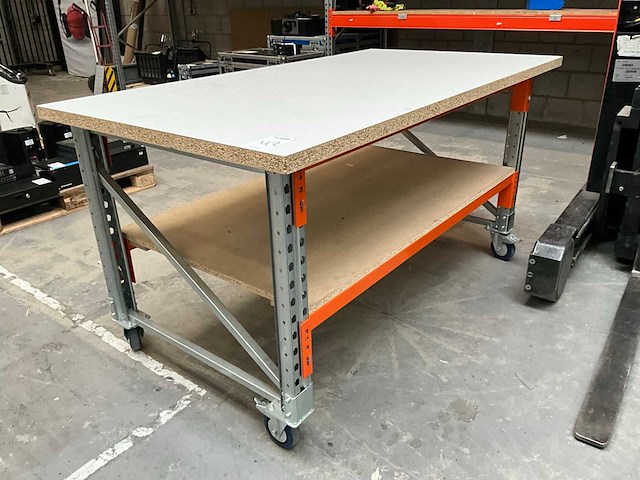 Verrijdbare werkbank (2x) - afbeelding 3 van  6