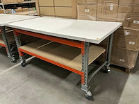 Verrijdbare werktafel 185x100x94,5cm - afbeelding 1 van  2