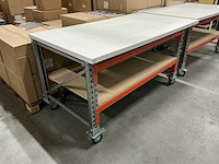 Verrijdbare werktafel 185x100x94,5cm - afbeelding 1 van  2