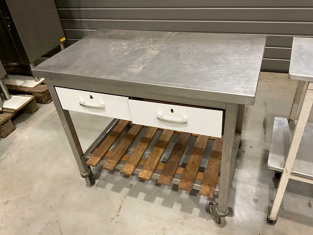 Verrijdbare werktafel (2x) - afbeelding 4 van  6